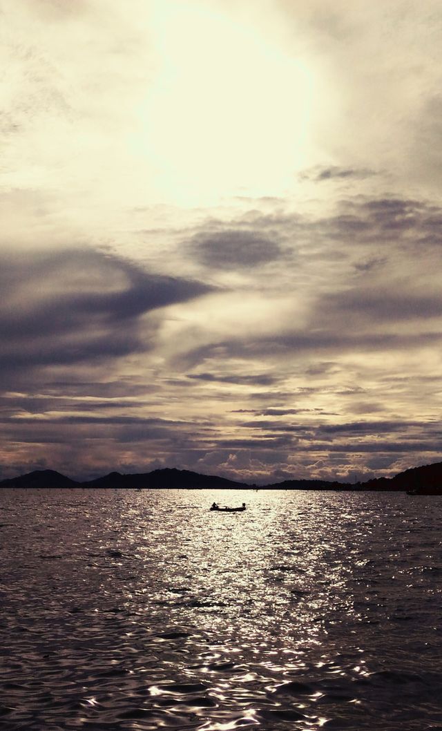 alone in the sea