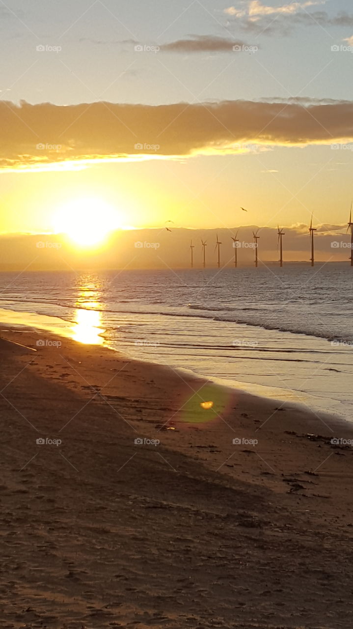 sunset on a lovely evening