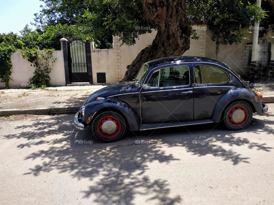 My lovely old car with soul.