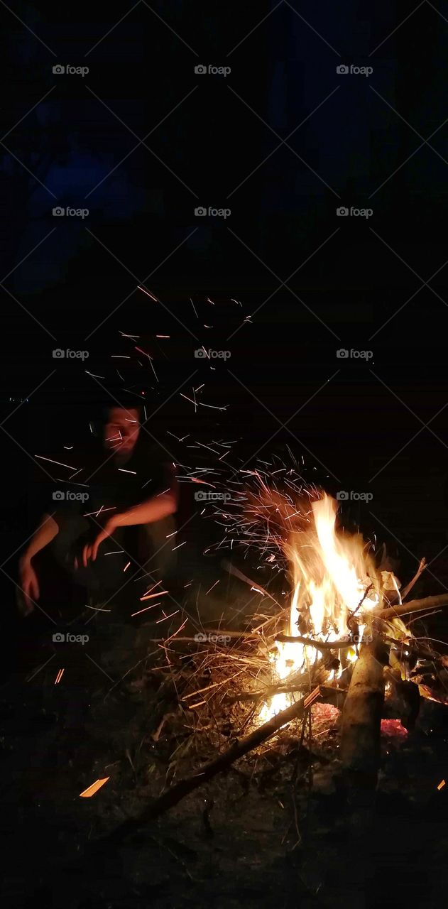 nature bonfire