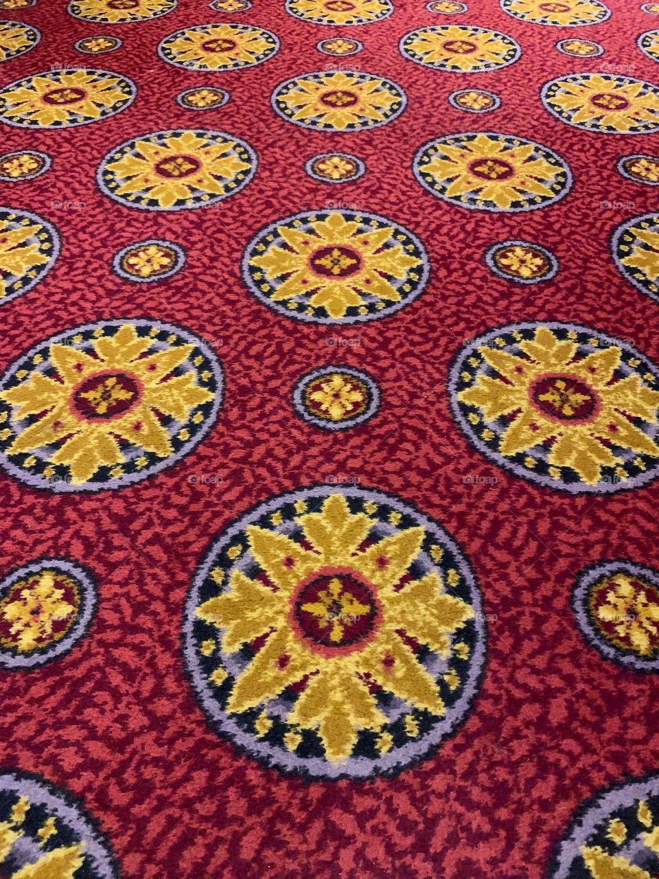 This beautiful elliptical pattern was found in our local hotel. Circles make wonderful patterns 