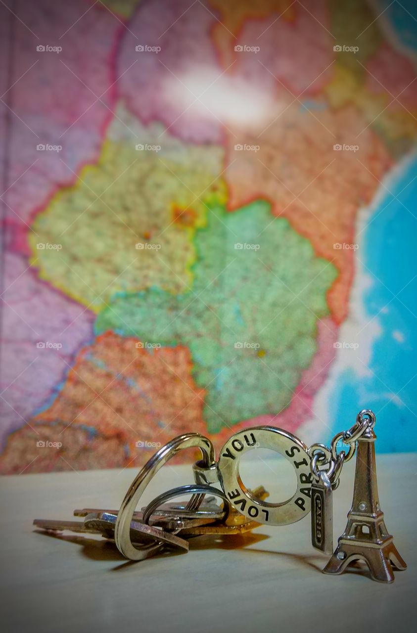 chaveiro Paris - Paris keychain