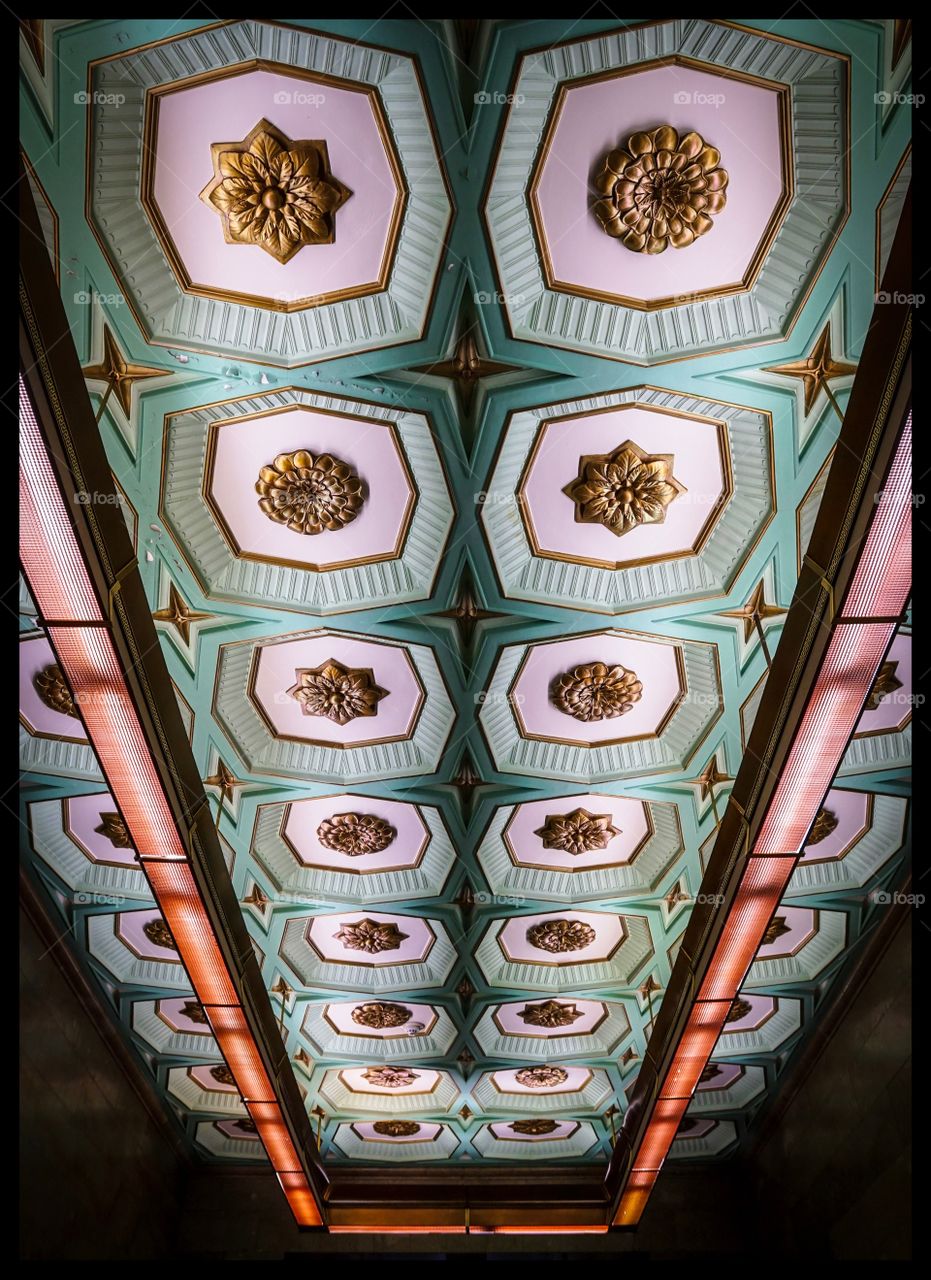 Coffered ceiling, Pennsylvania State Capitol Building