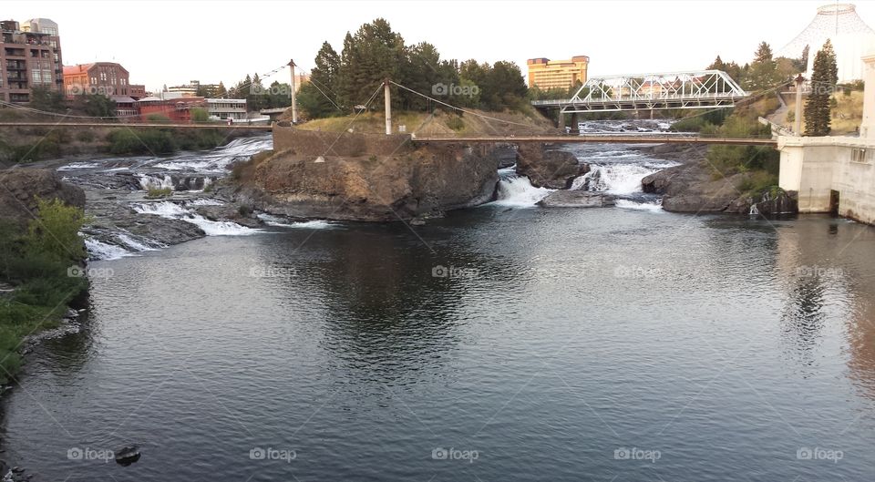 River in Spokane, WA