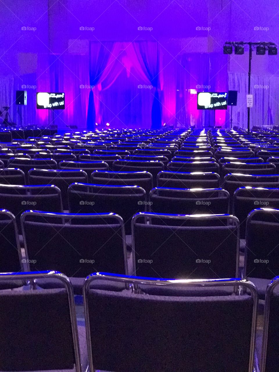 Purple fusion as the show must go on. 