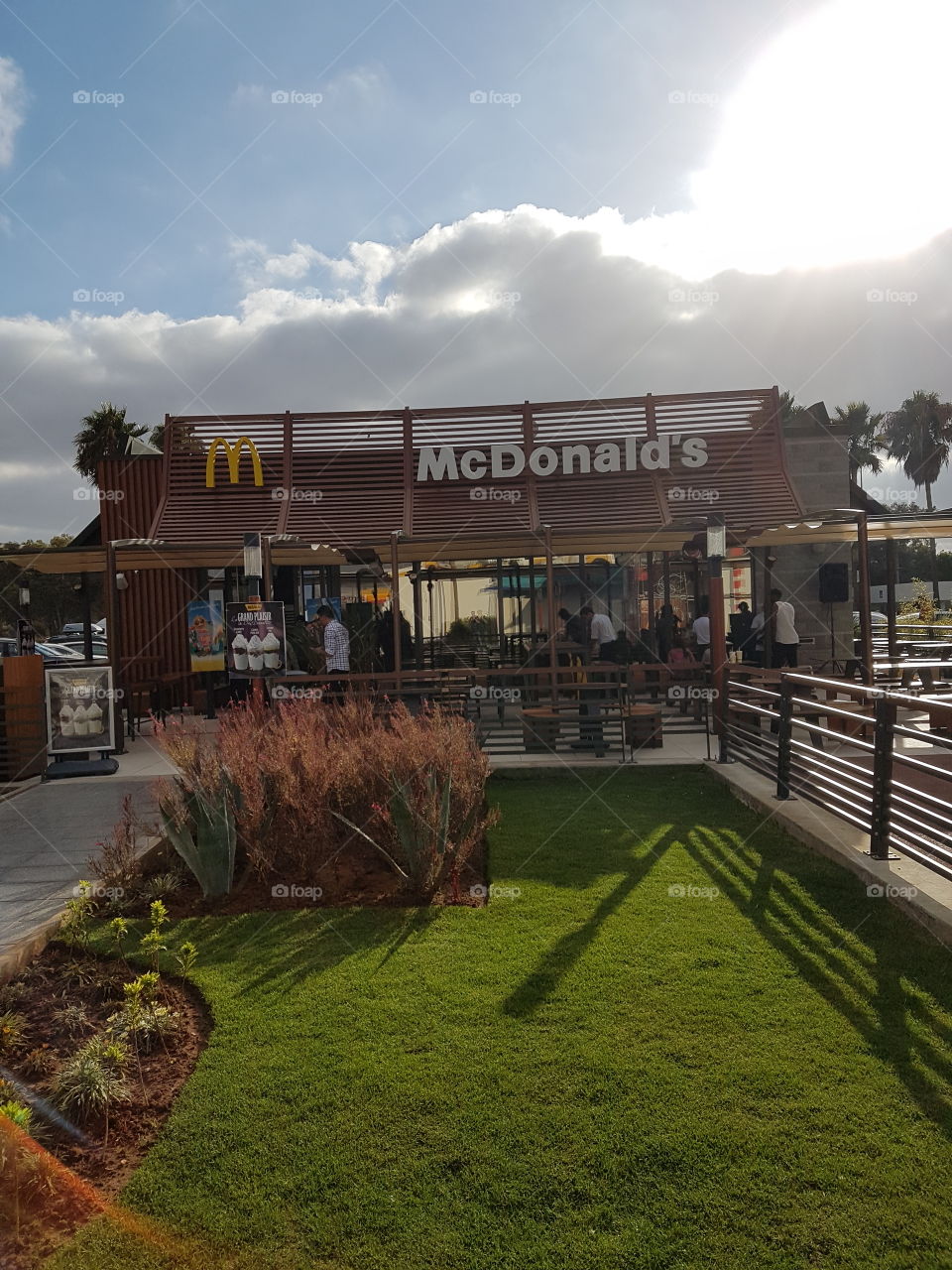 morrocan McDonalds McDonald's car