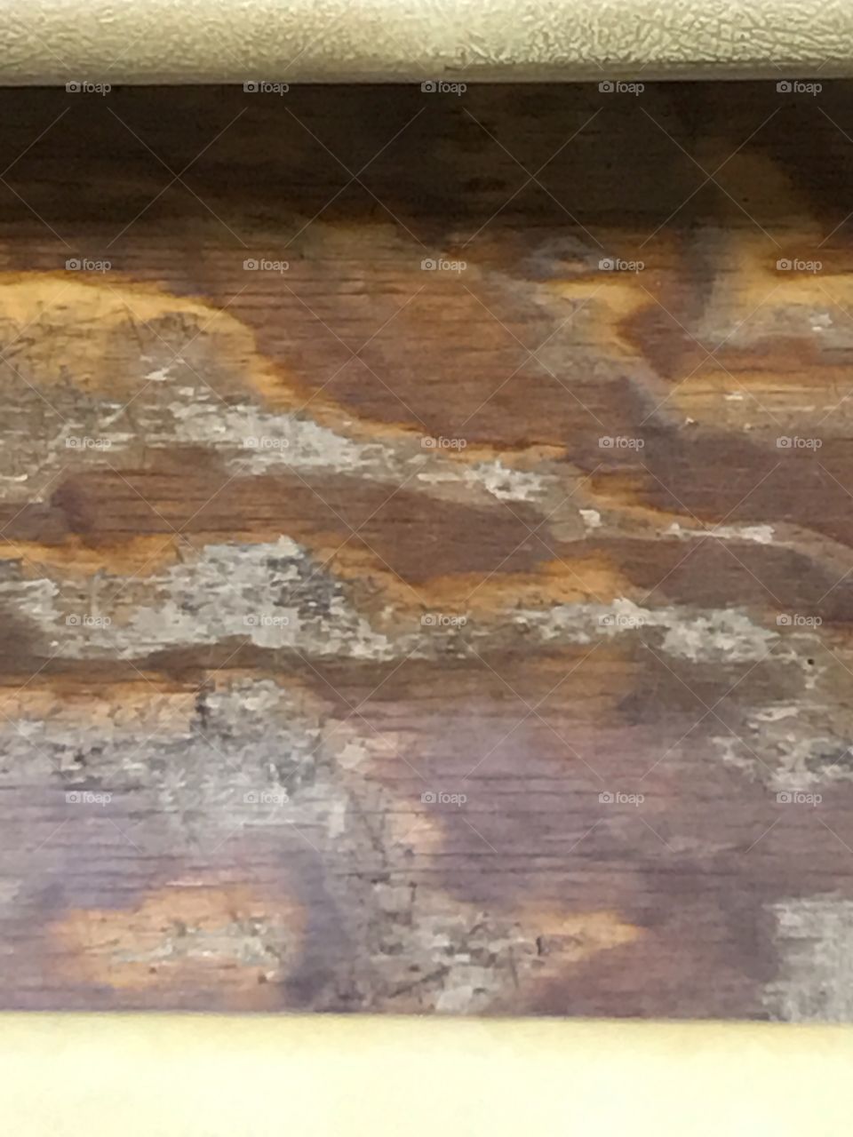 Weathered floor boards
