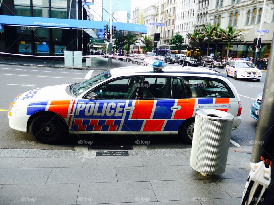 New Zealand Police Car