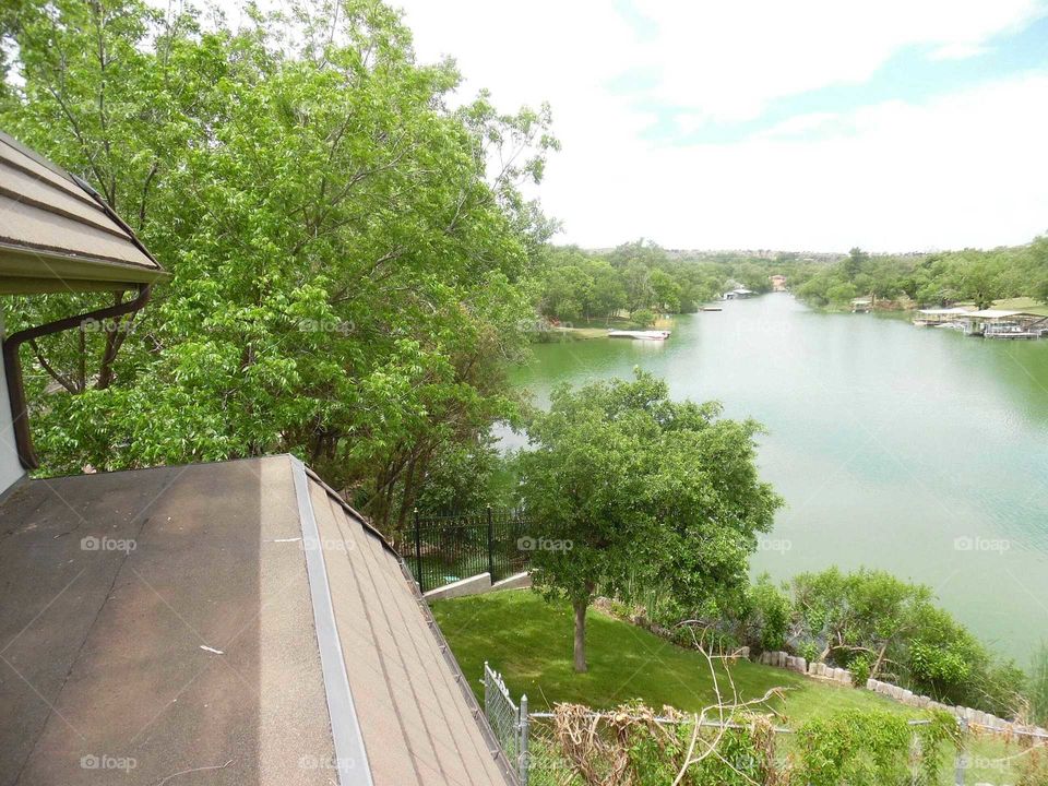 Roof view Lake Tanglewood job