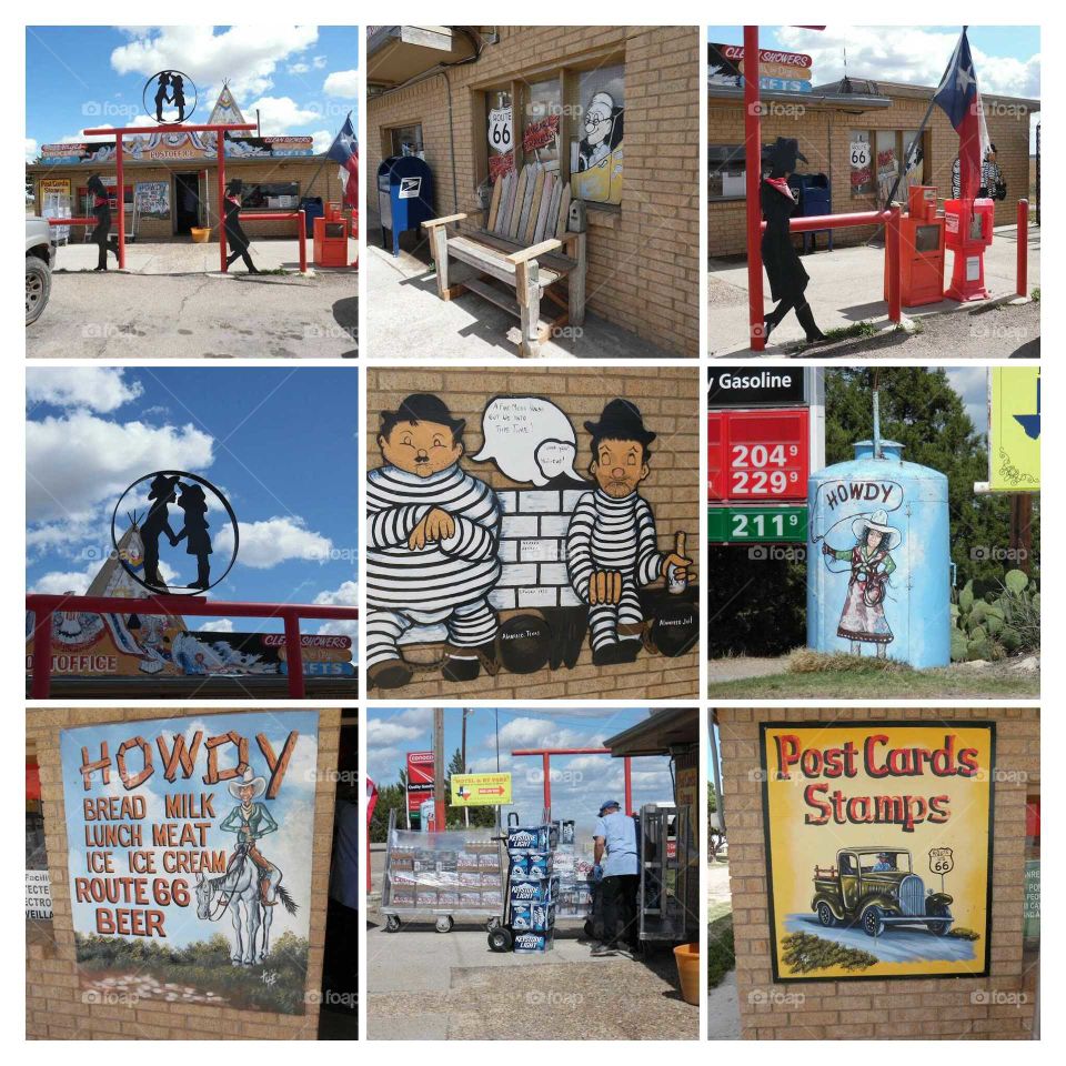 My collage of Allen reed rest stop