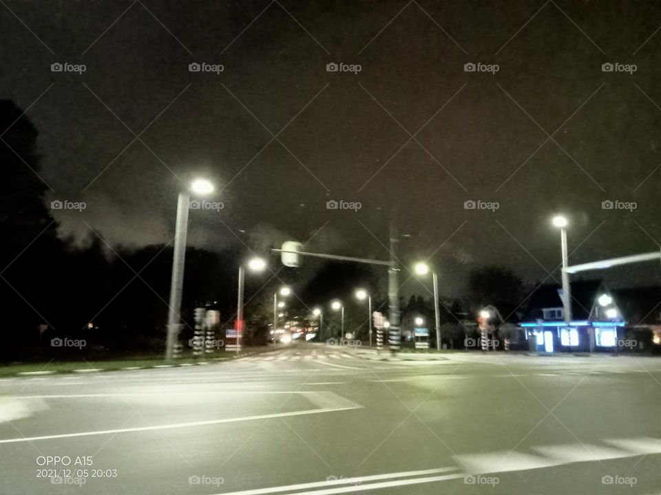 On the road in the Netherlands Spijkenisse