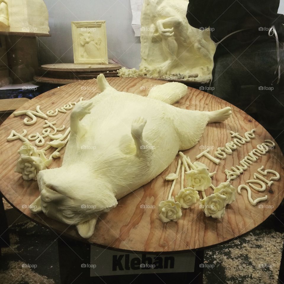#deadracoonto butter sculpture at the CNE