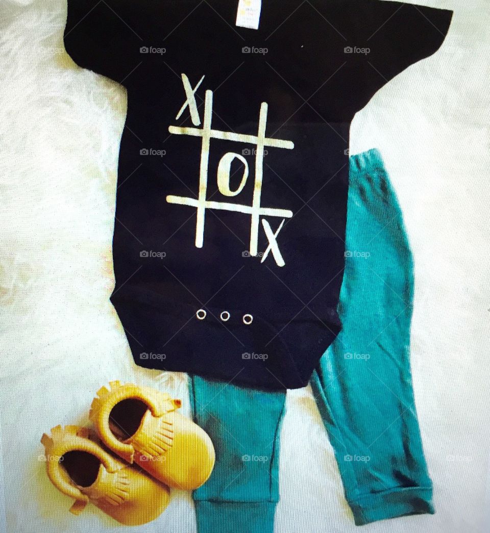 Tic Tac Toe Baby Outfit