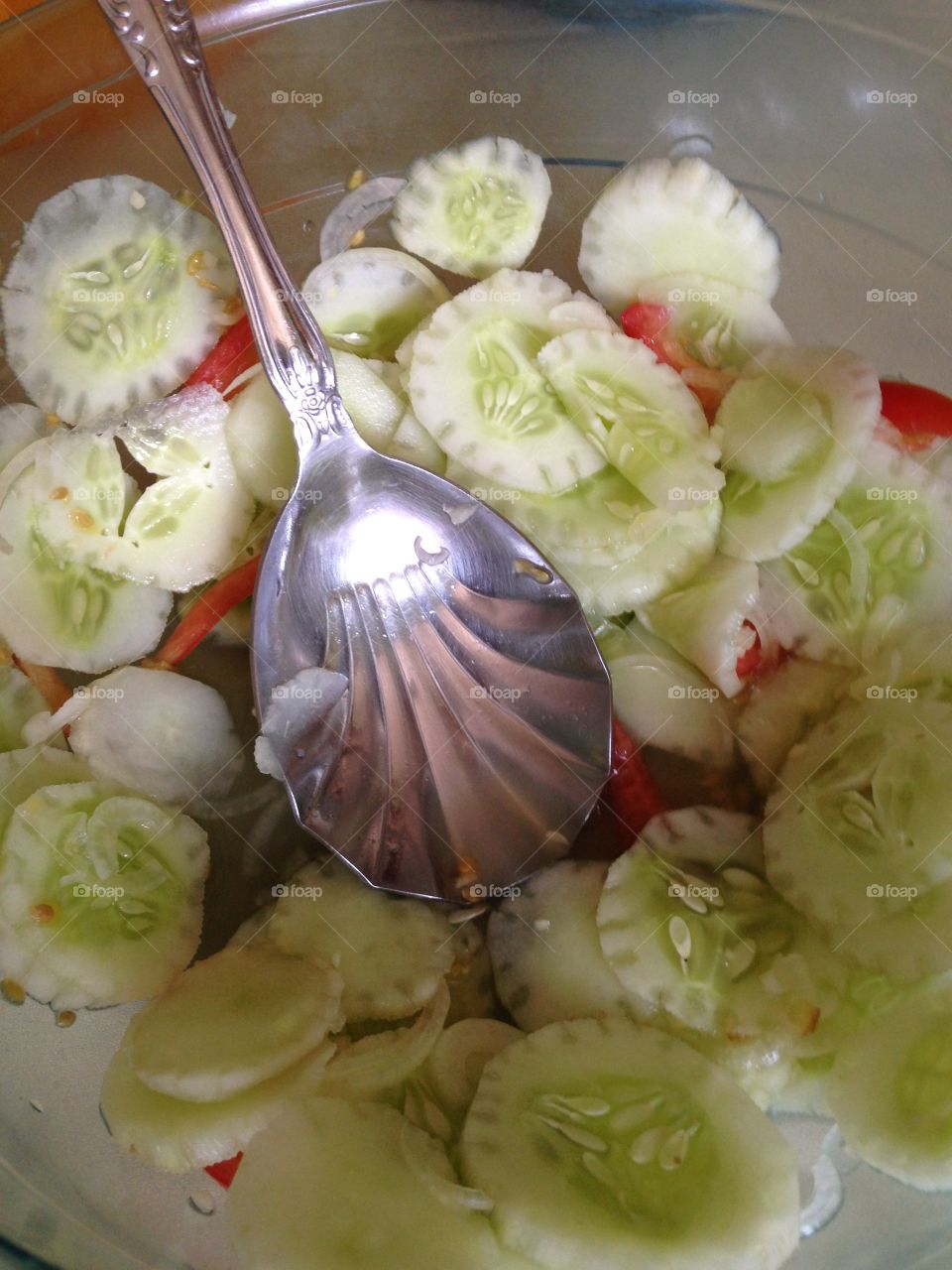 Cucumber Salad. One of my favorite salad. It's delicious and nutritious.