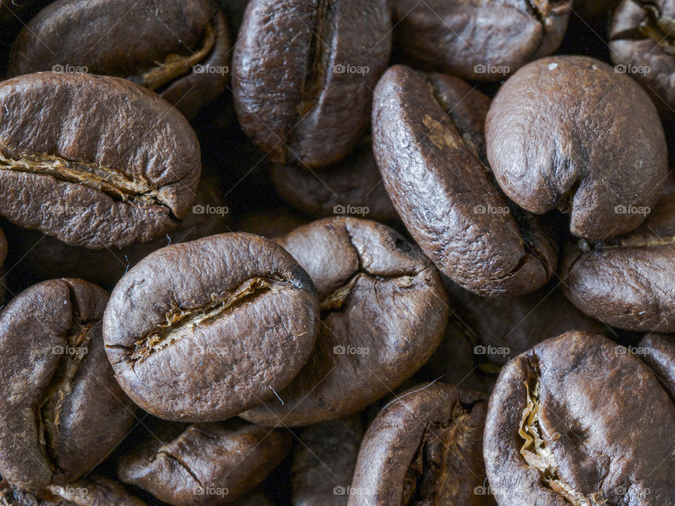 Full frame shot of coffee beans