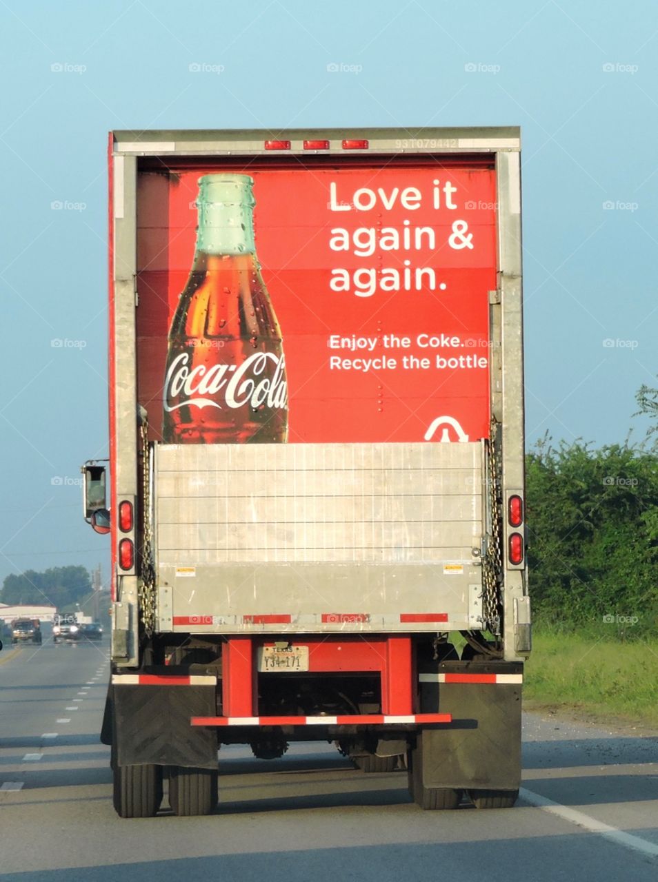 Coca cola on the road 