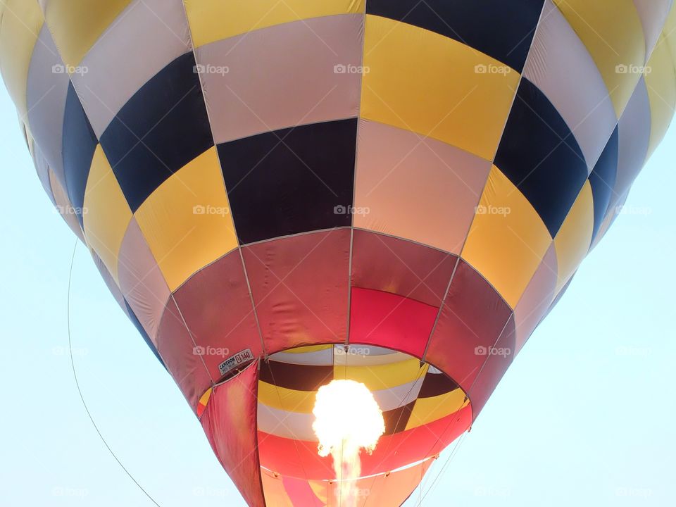 Giant colorful balloon