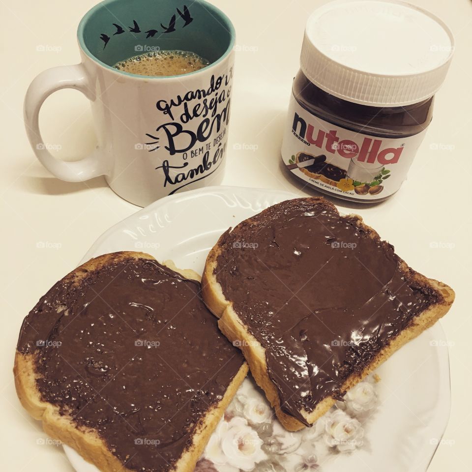 Breakfast with Nutella