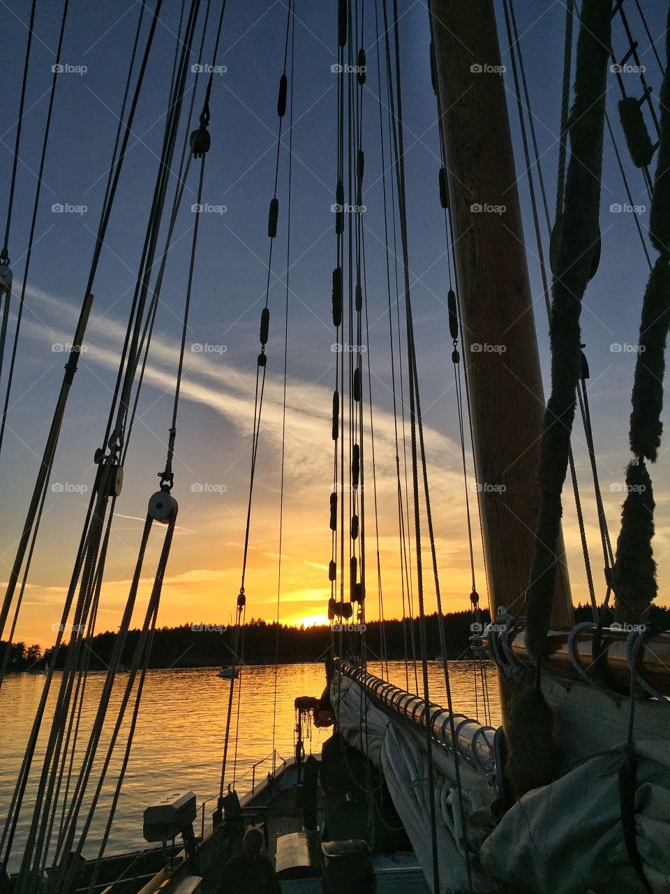 Sunset sails