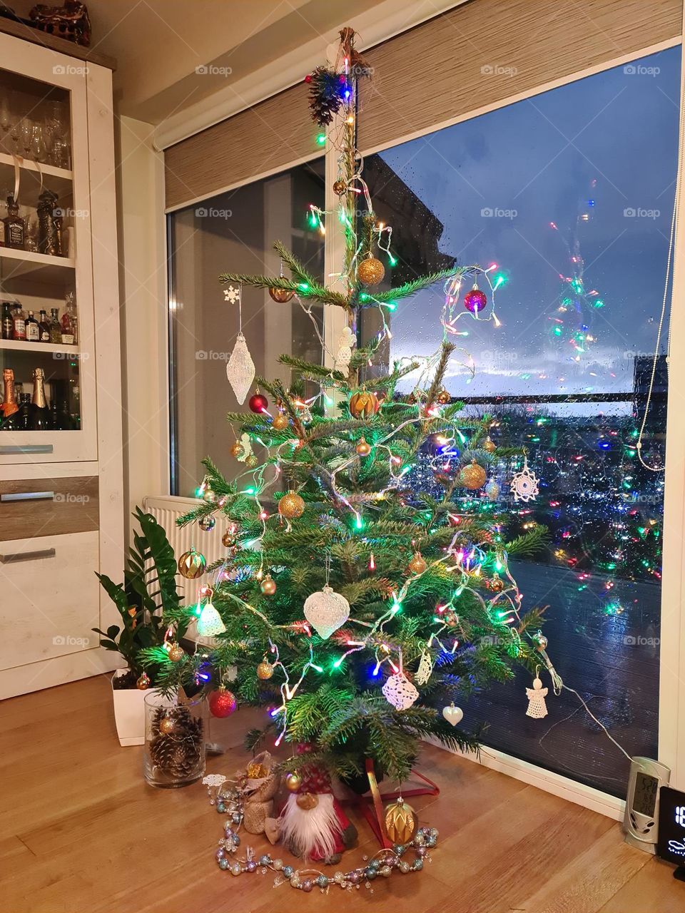 natural green christmas tree
