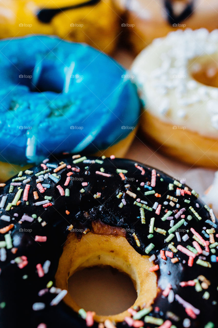 Close-up of donut