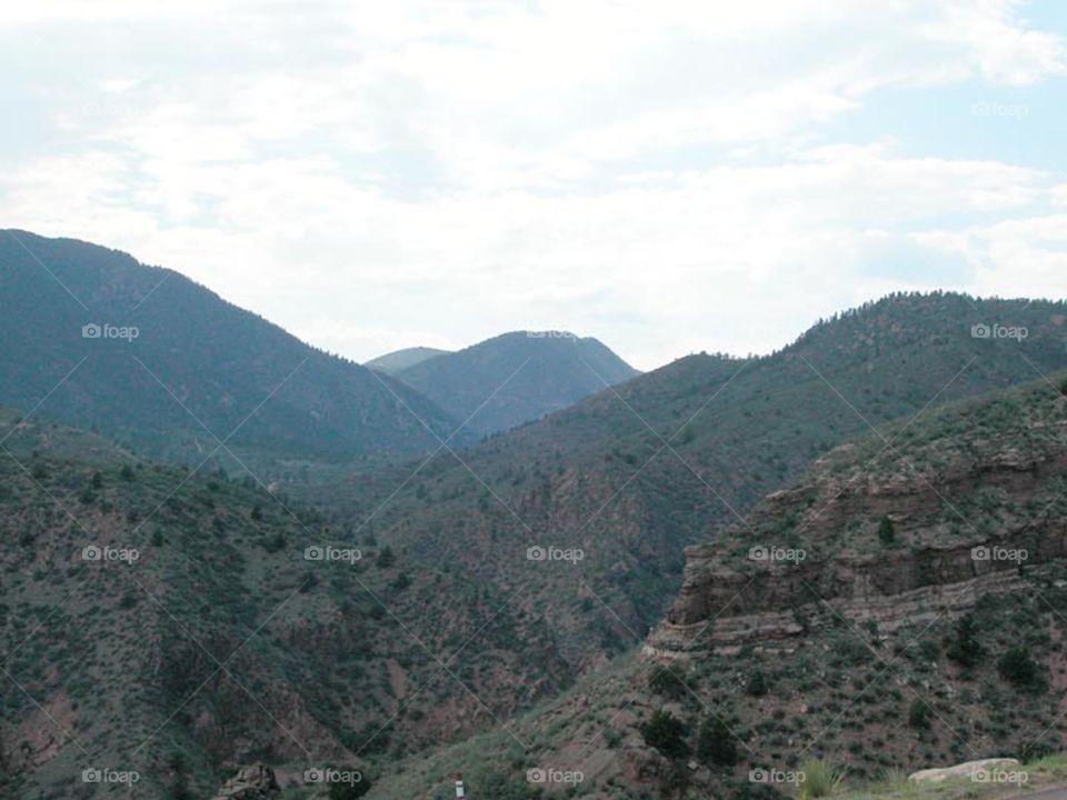 Mountainous area in Colorado Springs