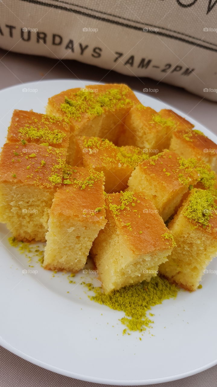 Greek traditional cake Revani