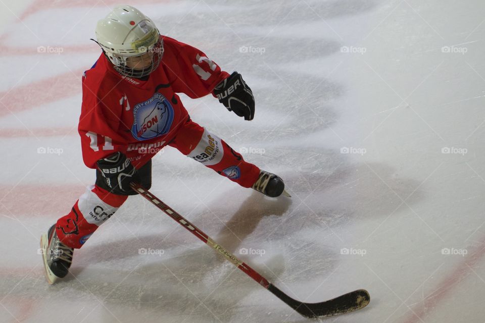 Young Hockey Player