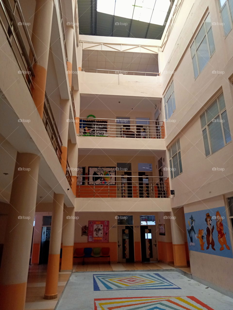 School building waiting for the students to come back