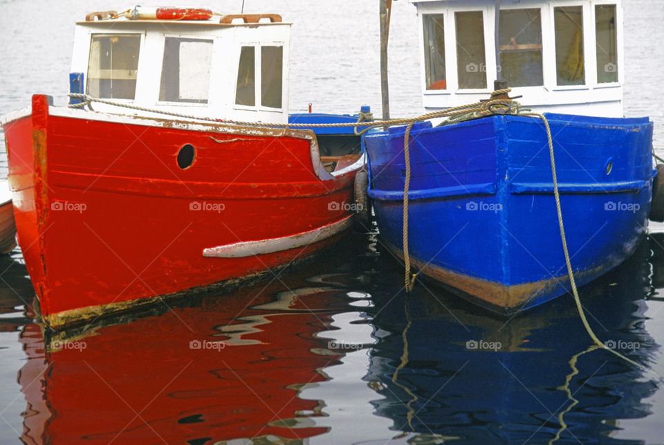 Boats. Wooden boats 