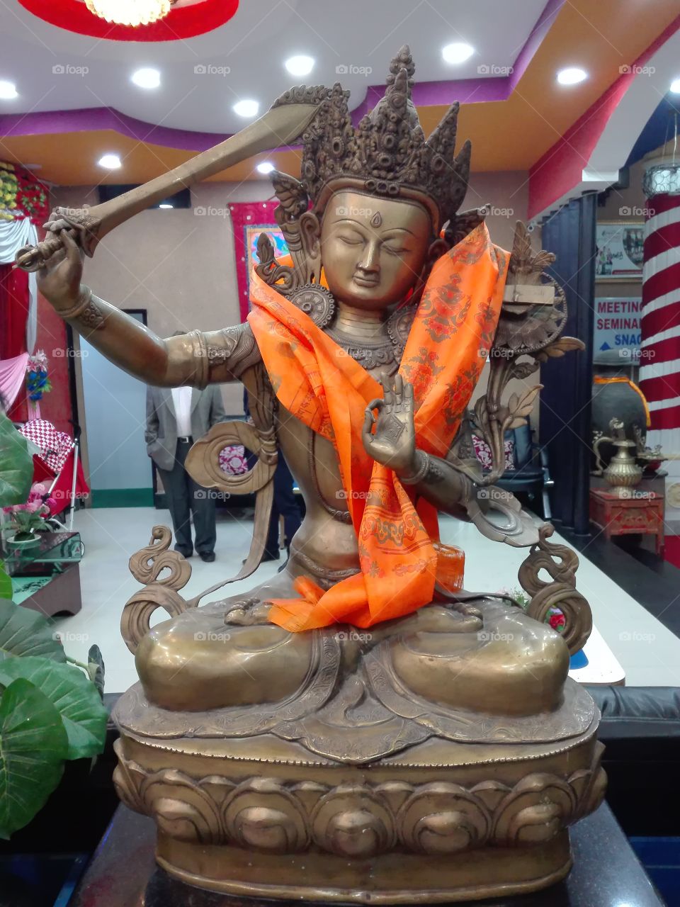 Manjushree (Buddhist and Hindu God)