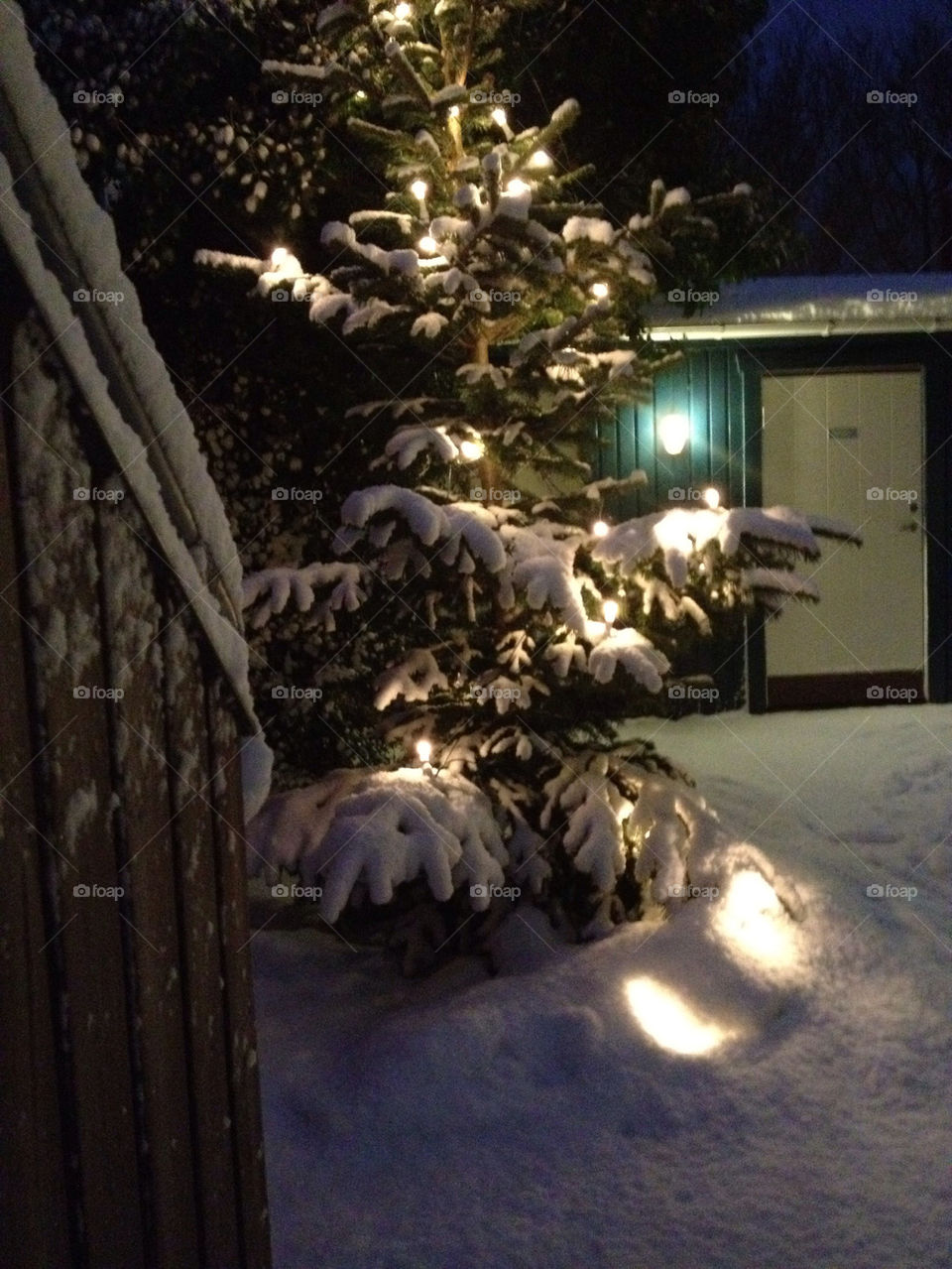 snow christmastree by liselott