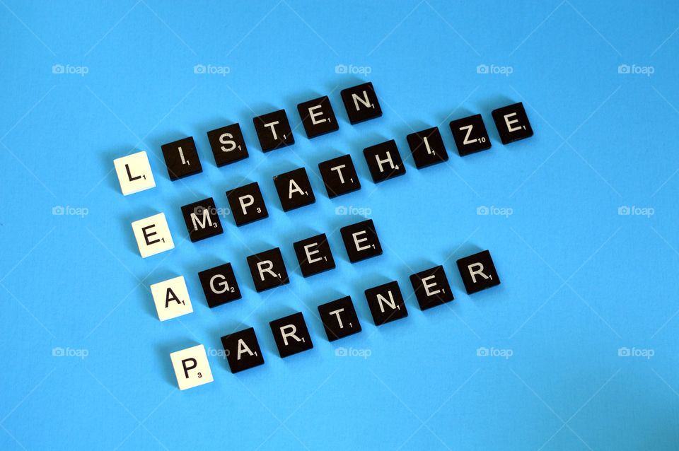 Leap listen empathize agree partner 
