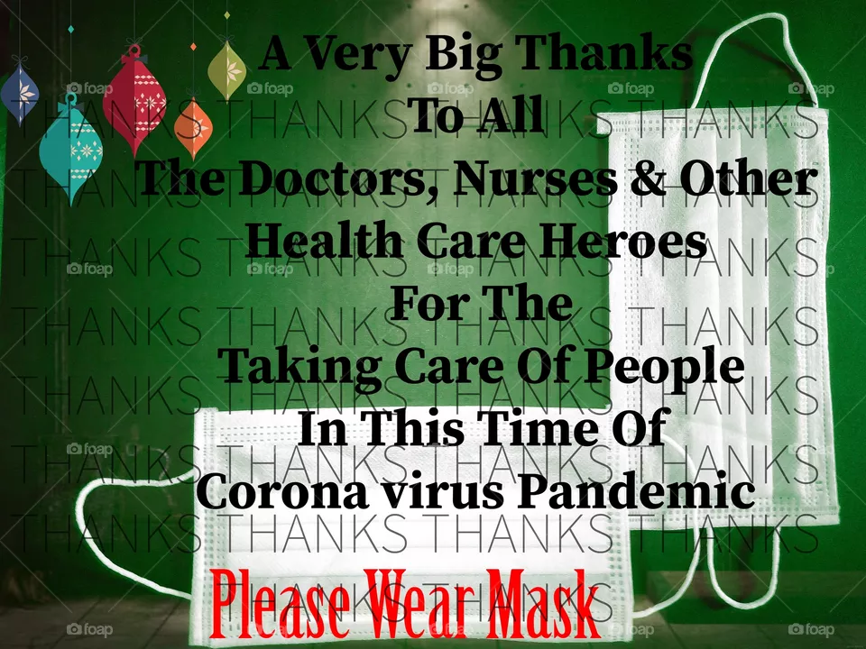 Thanks Message For The Corona Heroes