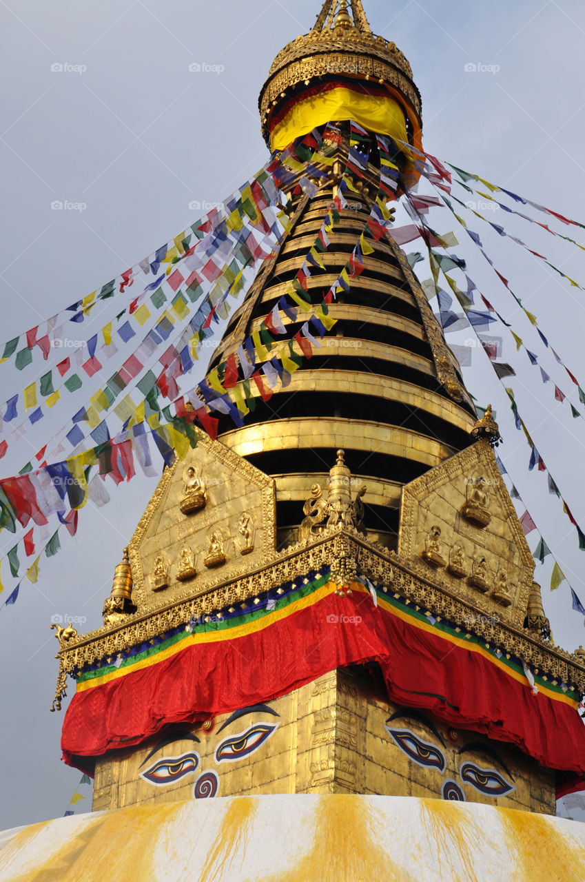 Buddhist steps in Nepal
