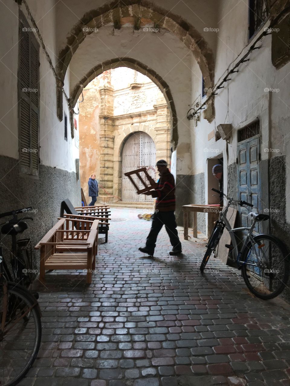 Street, Architecture, Pavement, City, People