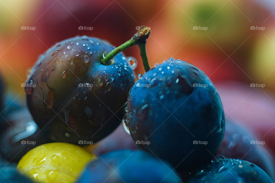 Background of fresh fruits