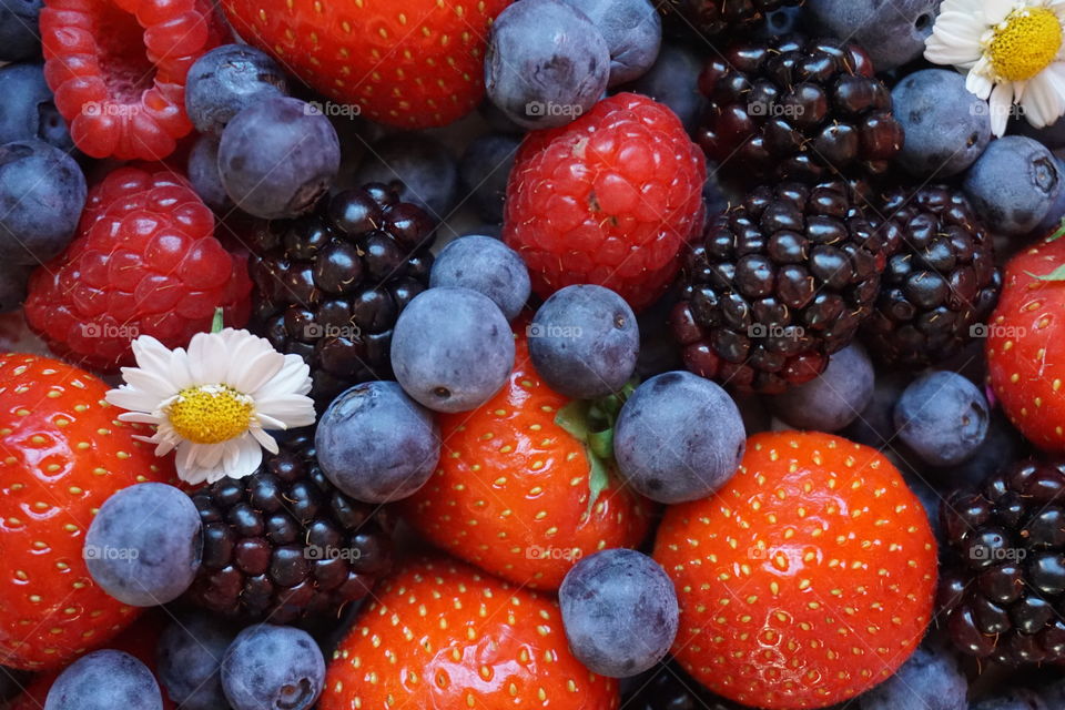 Assortment Of Summer Berries