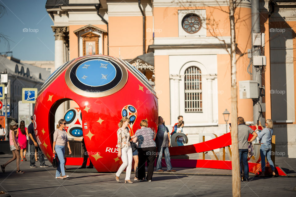 Moscow decoration to the FIFA 2018