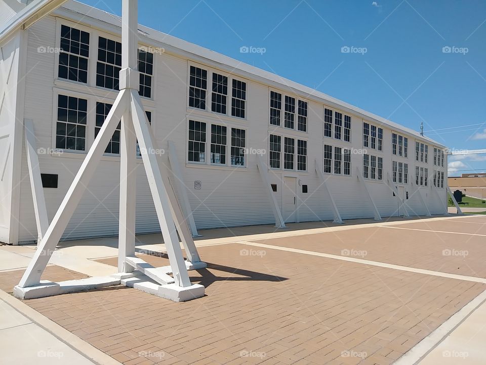 Hangar 9 in San Antonio, Brooks City Base, Only Surviving Air Force Hangar from World War 1