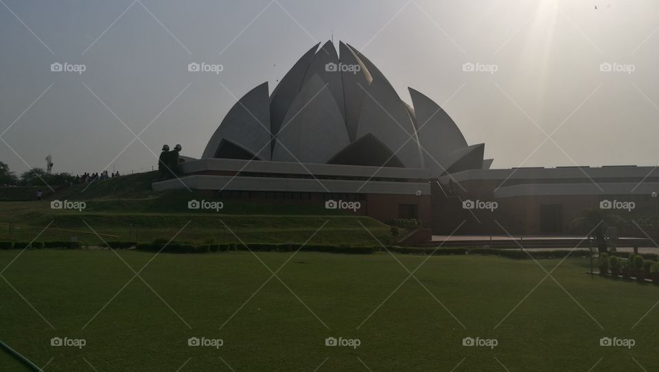 lotus temple, delhi, india