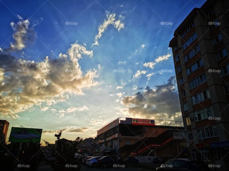 Sky mood clouds moody nature greens wild street day