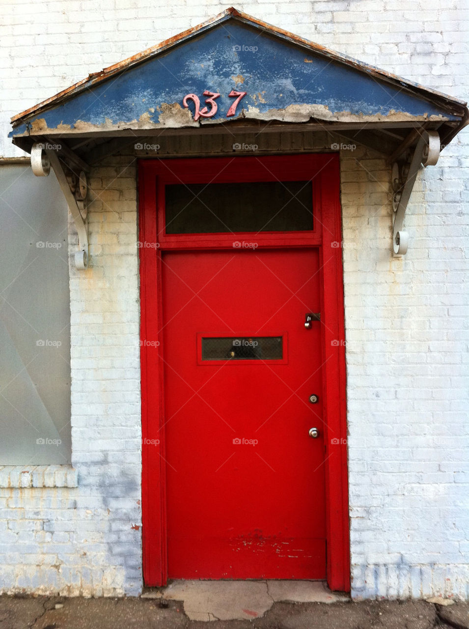 red building door entrance by asa1212
