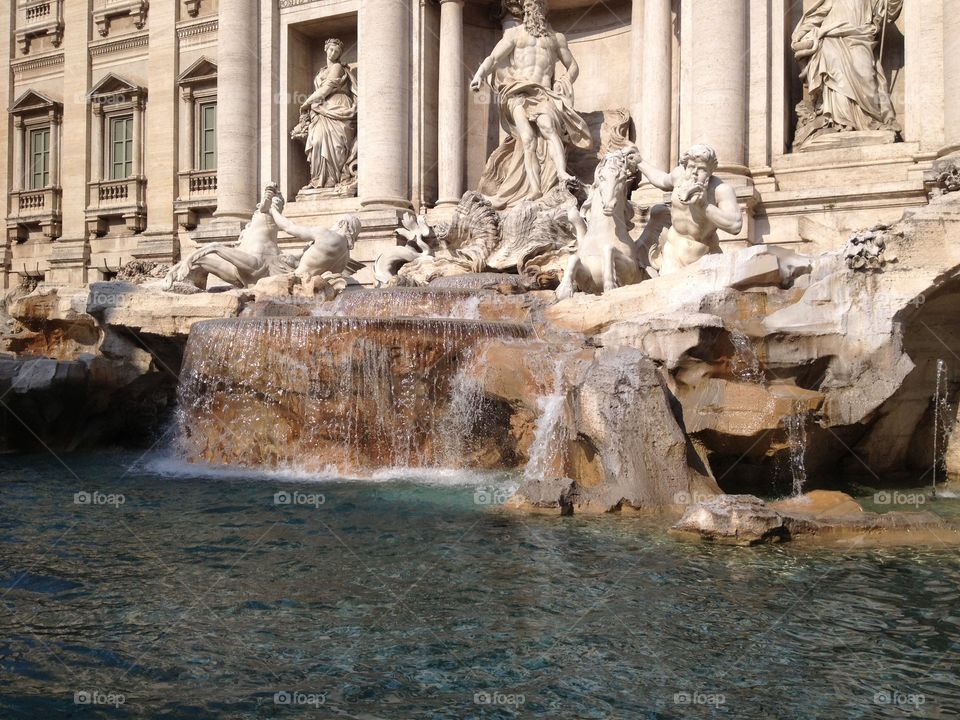 Trevi fountain Rome 