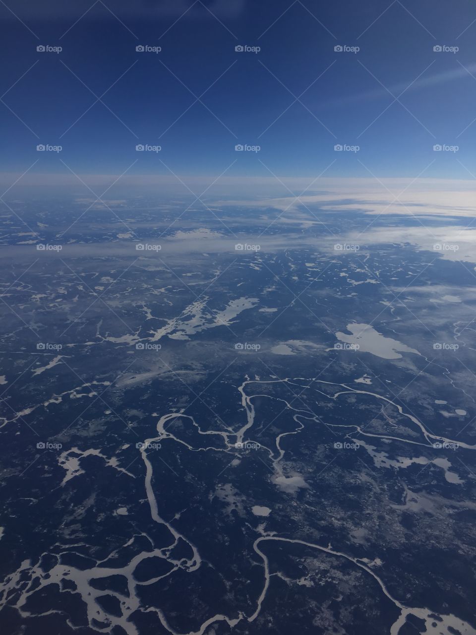 View from above, Northern Canada