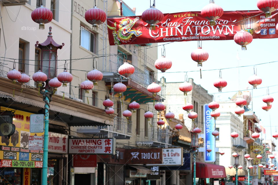 Red lanterns 