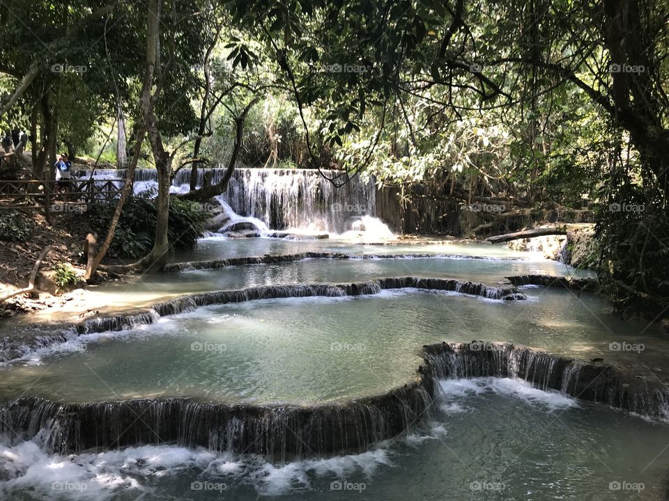 Kuangsi waterfall 
