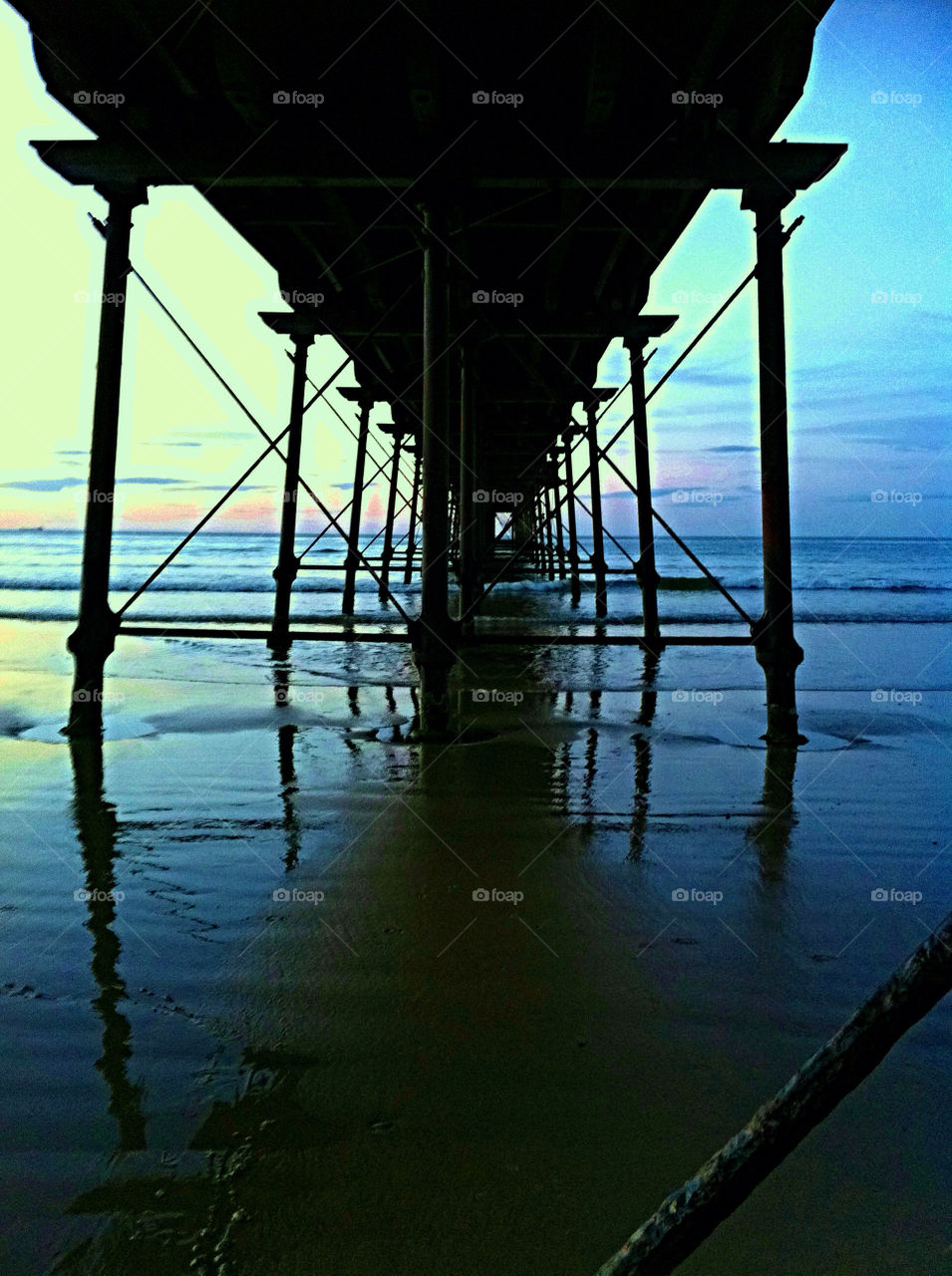 ocean sunset lines vacation by upyanose