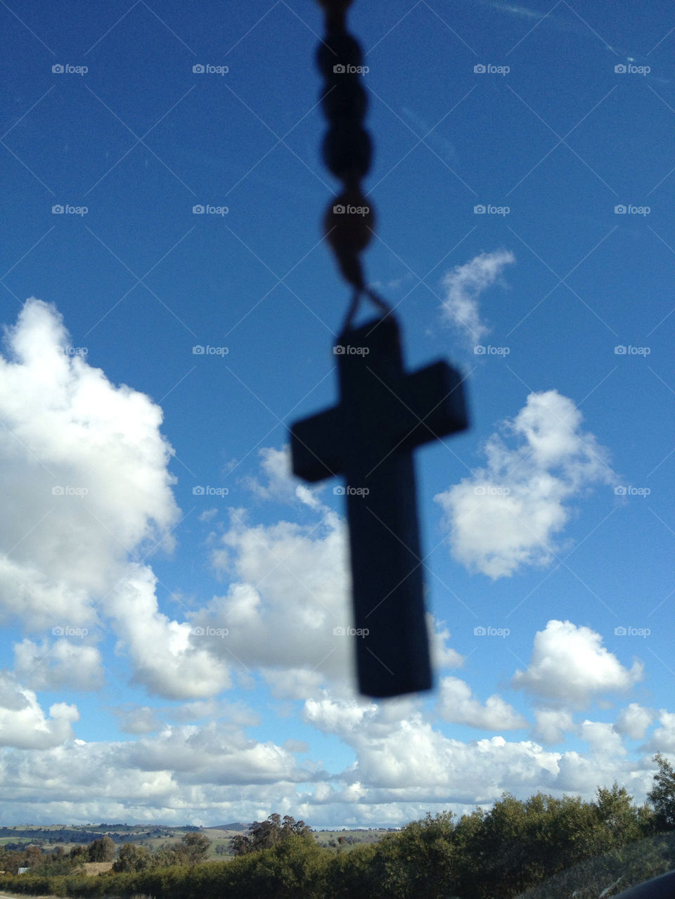 sky clouds silhouette catholic by splicanka