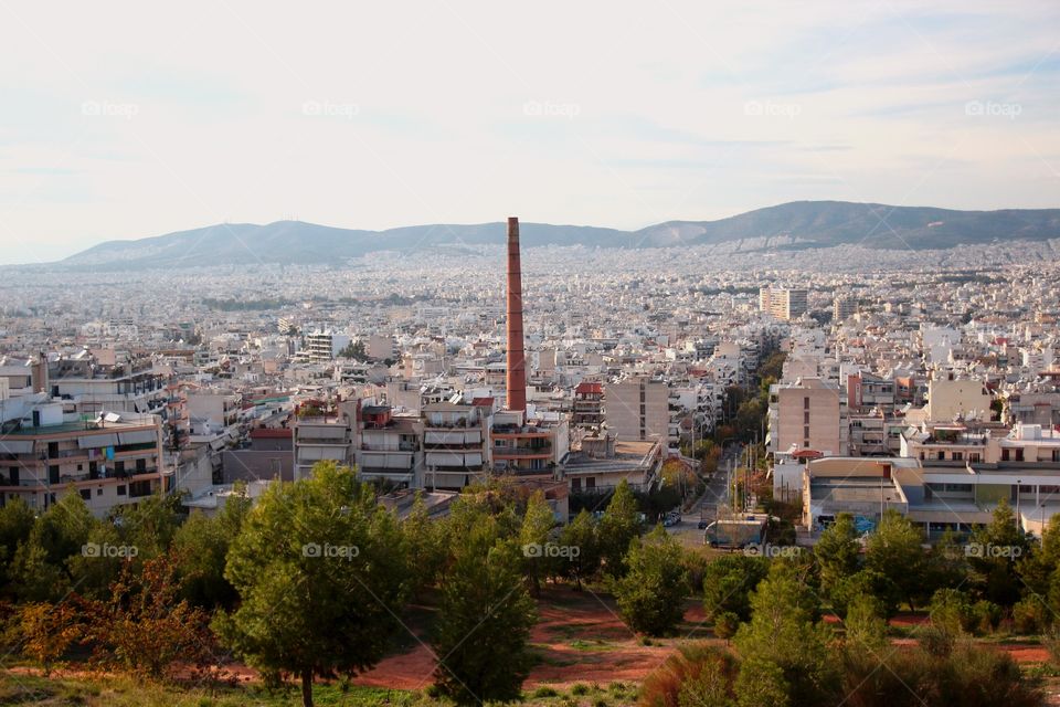 Athens chimney view